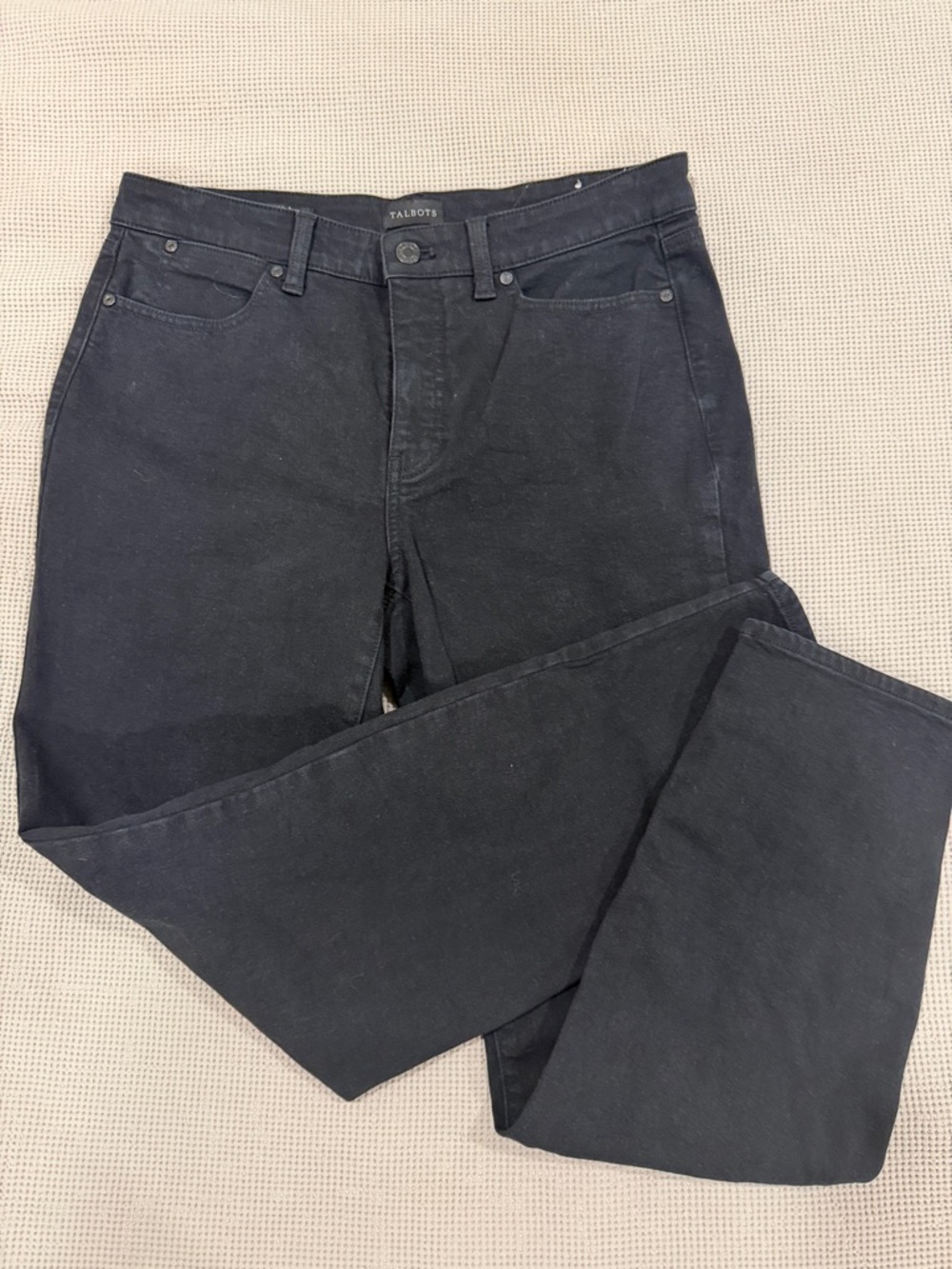 Talbots Black Straight Leg Jeans